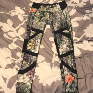 Flower print leggings